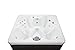Hudson Bay Spas 4 Person 14 Jet Spa with Stainless Jets and 110V GFCI Cord Included