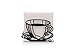 Paper Napkin Holder Stand for Kitchen Tables and Counter Tops | Black Galvanized Napkin Caddy | Coffee House Restaurant Décor (Coffee Cup)