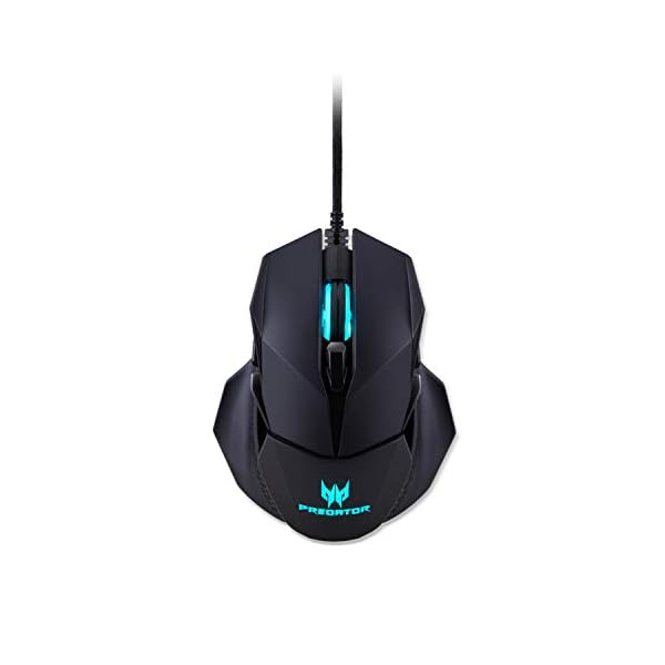 Acer Predator Cestus 500 RGB Gaming Mouse – Dual Omron switches 70M click lifetime, Customizable ambidextrous and…