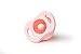 Doddle & Co. The Pop Pacifier, A Cleaner Baby Pacifier Made with 100% Medical Grade Silicone and Self Containing Protective Case, Blush