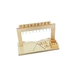 Montessori Colored Bead Stair Hanger