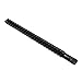 Olsa Tools Socket Organizer - 1/4-Inch Drive Socket Holder Rail - Black Aluminum Track Stores 24 Chrome or Impact Sockets - Professional Grade Metric or SAE Socket Organizer - Part: 1020