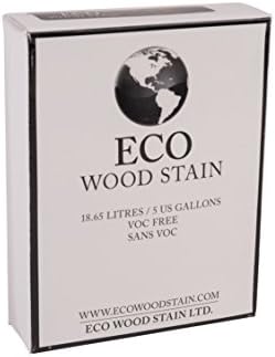 Eco Wood Treatment 5 US Gallon, Long Lasting, Grey, Semi-Transparent (1 Pack)
