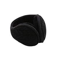 Conversege New Unisex Foldable Winter Earmuffs WinterWindproof Ear Warmer Thicken Earmufuffs (Black)