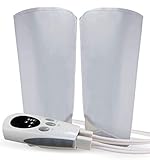 Verseo Heated Dual Calf and Foot Massager: Pain Relief, Leg Circulation, Air Compression Leg Wraps Massage Therapy Device