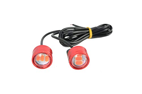 R.J.VON Bike LED Strobe Flash Handle Light (Set of 2, White)