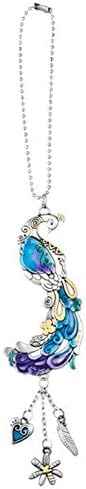 Ganz Colorful Peacock Car Charm