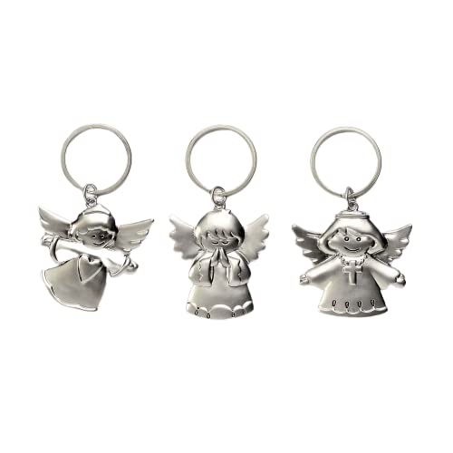 PAJOMA 10717 Guardian Angel Key Pendant for Your Home, Metal, Length 5 cm, Silver, 10 cm, Keyring