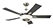kathy ireland HOME Laclede Eco Indoor Ceiling Fan with Remote Control | Integrated LED Light Fixture with Energy Efficient 6-Speed Motor and Reversible Blades, Brushed Steel