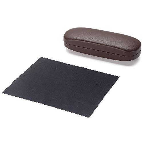 ALTEC VISION Glasses Case - Fits Small Medium Sunglasses - Brown