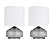 Catalina Lighting 18581-00 Caden Mini Reading Lights, Touch Accent Lamps for Office, Dorm, or Bedroom, Reading Light Nightstand Lamp, LED Bulb NOT Included, 9.25