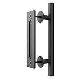 Genius Iron 12 Inch Sliding Barn Door Handle, Pull