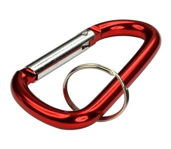 WIWAPLEX 5 PCS Carabiner D Ring with keychain Durable Hooks for Camping, Hiking, Fishing and Outdoors (Simple 5 colors) - Thumbnail 4