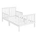 Storkcraft Mission Ridge Toddler Bed White, Fits Standard-Size Toddler Mattress (Not Included), Guardrail on Both Sides, Meets or Exceeds All Federal Safety Standards, Pine & Composite Construction
