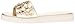 Nine West Women's Rosolas Patent Jelly Sandal