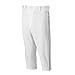 Mizuno Mens Premier Short Piped Pant, White/Black, Large US