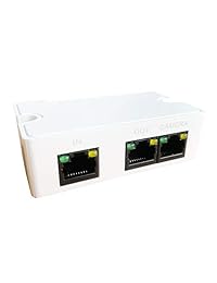 Linovision   Extensor de PoE Ethernet para cámaras de seguridad PoE (extensor de PoE, extensible hasta 984.3 ft, un puerto PoE de otro puerto a cámaras IP de seguridad de varios niveles)