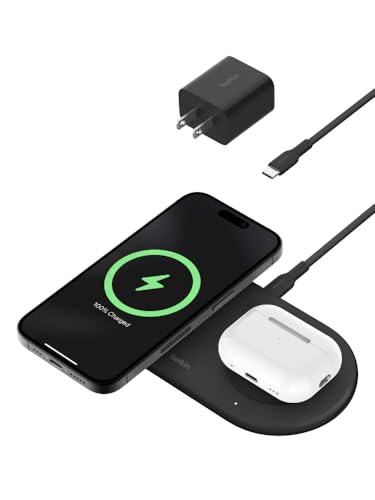 Belkin Qi2 15W 2 in 1 Wireless Charging Pad with USB-C Port
