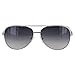 Guess Womens GUF224 Aviator Wire Rim Fashion Sunglasses, Silver/Smoke