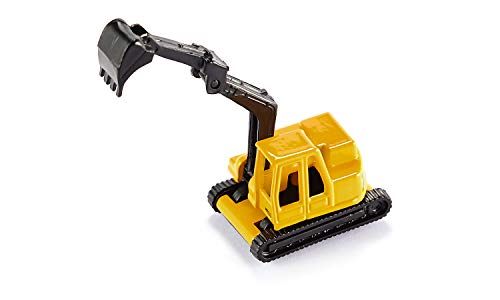 siku 0801, Bagger, Metall/Kunststoff, Gelb/Schwarz, Beweglicher Baggerarm, Drehbare Kabine – Bild 2