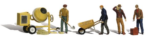 Masonry Workers HO Scale Woodland Scenics