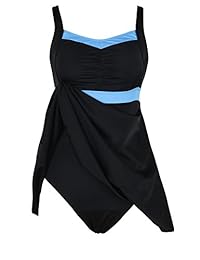 Traje de baño de una pieza estilo vintage, para adelgazar la barriga