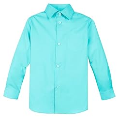 Spring Notion Boys' Long Sleeve Dress Shirt for