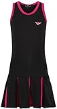 Girls Black & Pink tennis dress Pleated Tennis Dress, Junior Tennis Dress, Girls Golf dress, Kids Golf clothing, Glrls Sportswear, Girls Netball dress