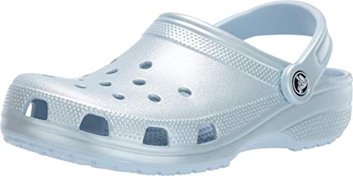 blue glitter crocs
