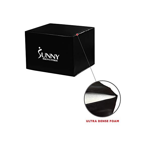 Sunny Health & Fitness Foam Plyo Box with Adjustable Heights and High Weight Capacity - Image 5