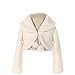 FAYBOX Cozy Faux Fur Flower Girl Bolero Shrug Accessories Princess Cape Coat Party Dress Up Jacket Size M