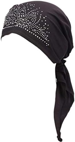 2019 Women Muslim Ruffle Cancer Chemo Hat Beanie Scarf Turban Head Wrap Cap Fashion Casual Fiber Wrap Cap