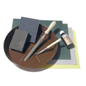 Speckstein-Bearbeitungs-Set, 8-teilig TOP-QUALITÄT [Spielzeug]