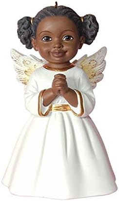 Amazon Com African American Christmas Ornaments Angel Prayer