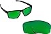Replacement Lenses Compatible with OAKLEY SLIVER Polarized Emerald Green Mirror