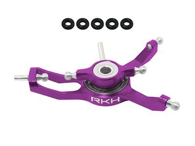 Rakon Blade Nano CPX/CPS CNC AL Swashplate Set (Purple) - nCPX178-V
