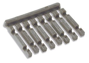 PECO SL-308F N Code 80/Code 55 Track Ties, Brown (24)