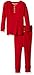 Burt's Bees Baby baby girls Pajamas, Tee Pant 2-piece Pj Set, 100% Organic Cotton and Toddler Pajama Bottoms, Cranberry Red, 12 Months US