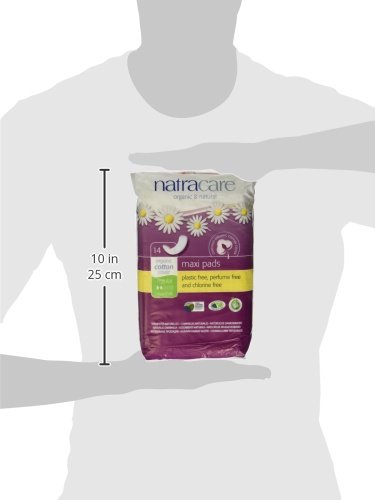 Natracare Natural Feminine Maxi Pads Regular 14 Pad(s)