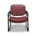 OFM Core Collection Big and Tall Guest and Reception Chair with Arms, Microbial/Anti-Bacterial Vinyl, in Wine (407-VAM-603)