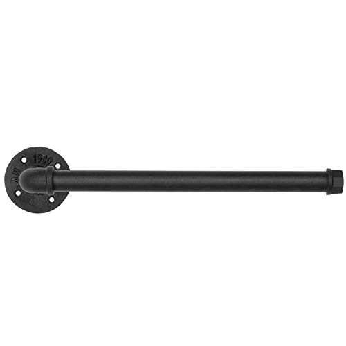 4 MyGift+Wall+Mounted+Industrial+Pipe+Theme+Holder