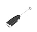 Cappucino Maker handheld Electric Milk Frother Stirrer Mixer (black)