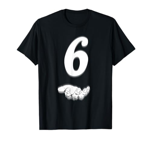 Funny Six Seven Meme 6 7 Halloween Costume Matching 6 T-Shirt