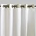 DriftAway Thermal Insulated 100 Percent Darkening Blackout Curtain Liner 2 Panels Each Liner Size 50 Inch by 80 Inch Rings Included Off White Panel