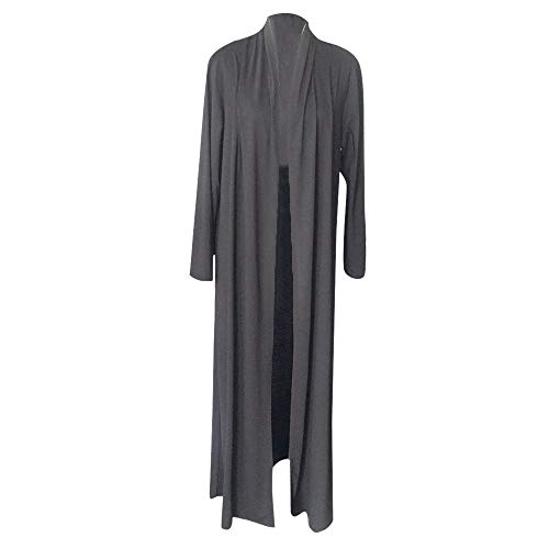 image for Realdo Men's Cloak Cardigans, Mens Casual Slim Solid Long Slim Tops Pl