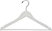 The Great American Hanger Company White Wooden Suit Clothes Hanger