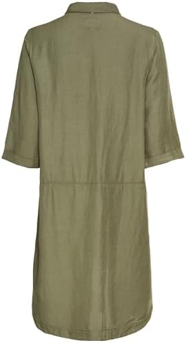 391050-5s97 Vestito, Verde Scuro, M Donna