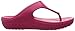 crocs Women's Sloane Platform Flip Flop, Raspberry, 8 M US
