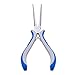 Pandahall 1pc Carbon-Hardened Steel Ferronickel Long Chain Nose Pliers Needle Nose Pliers Handy Jewelry Pliers 6.1x2.36 Inch