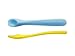 Spuni Soft-Tip Baby Spoon in Bubbly Blue & Lucky Lemon